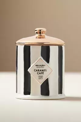 mise en place Gourmand Caramel Café Ceramic Candle