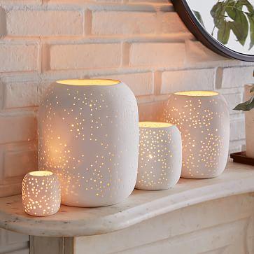 Pierced Constellation Hurricanes & Vases Collection