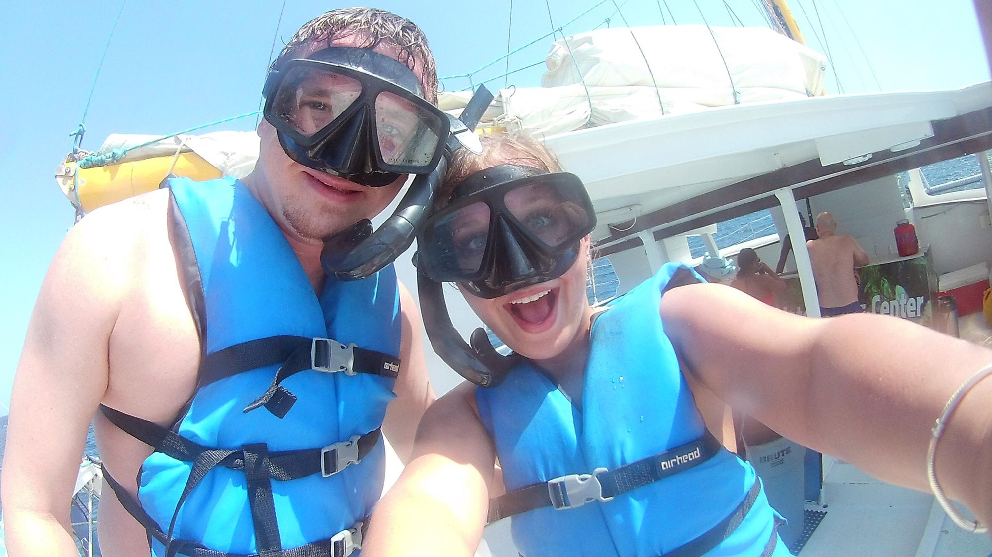 Snorkeling in Aruba :)