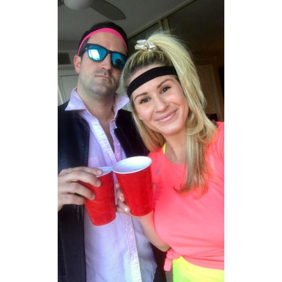 Making our own fun! 80s Night and Beer Pong during Quarantine