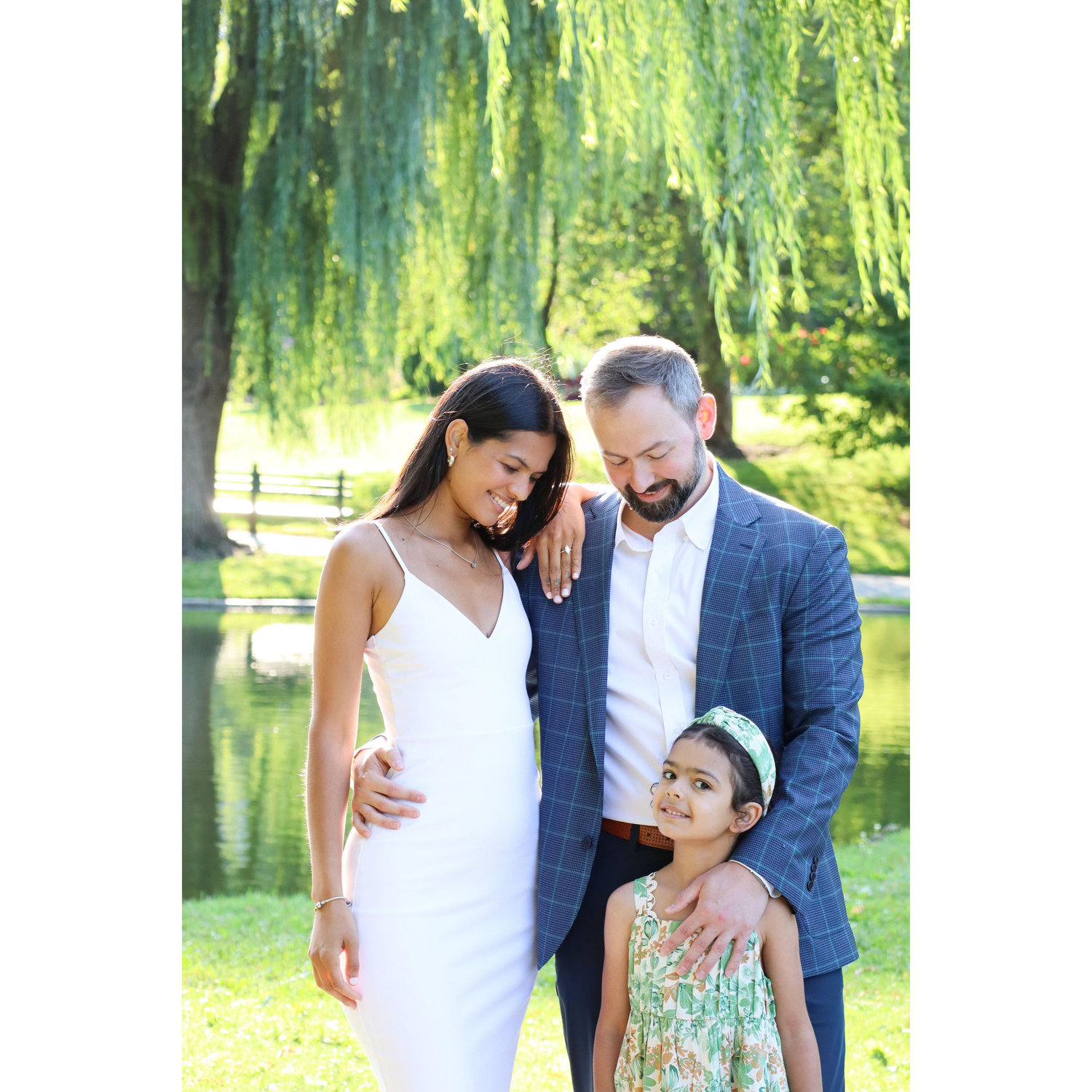 Our family of three.
