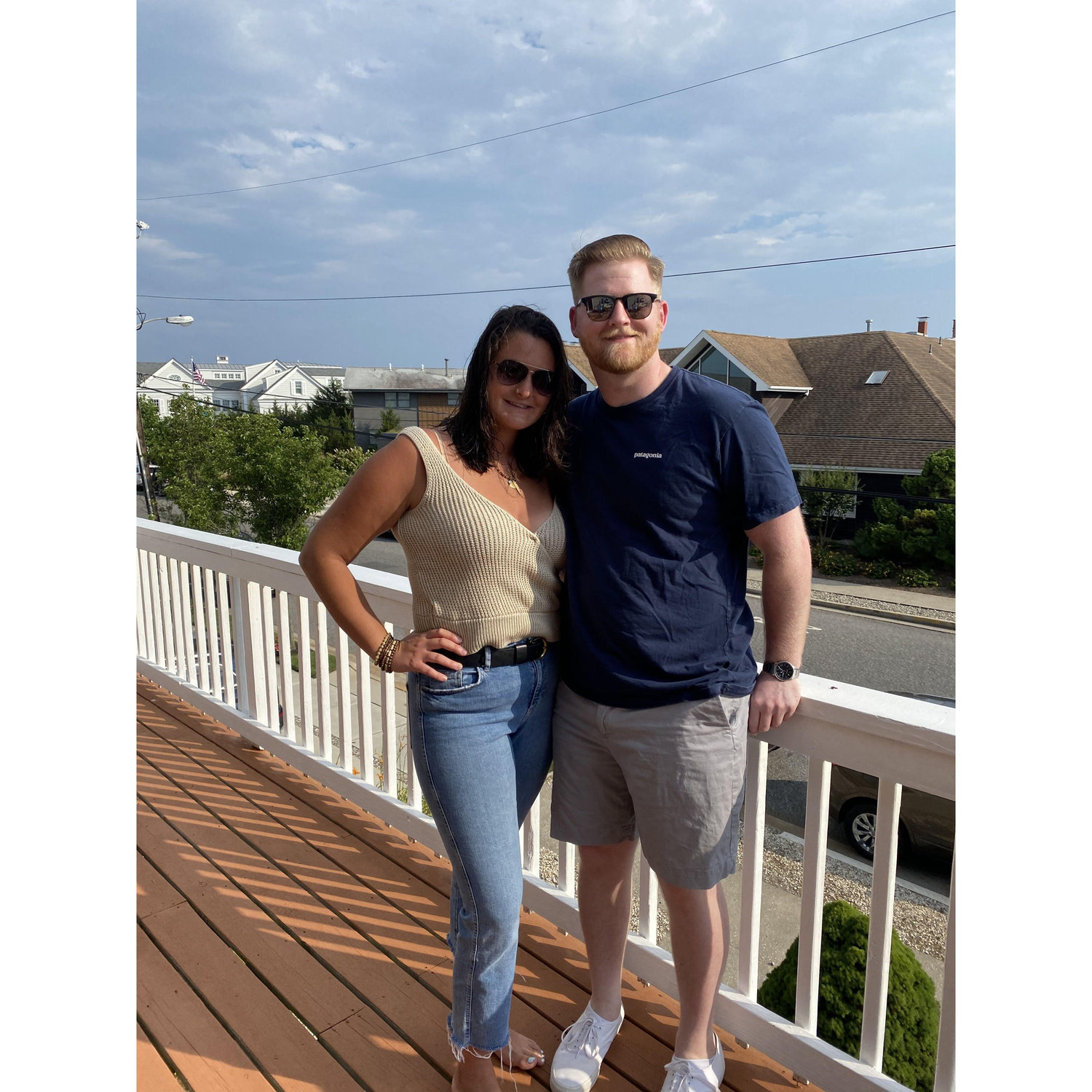Our first picture as boyfriend & girlfriend.