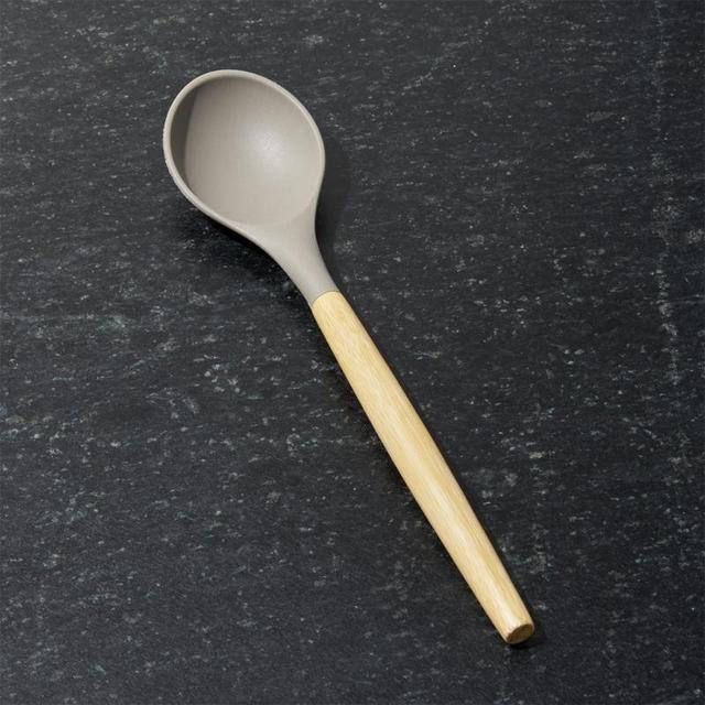 Silicone Spoon with Bamboo Handle