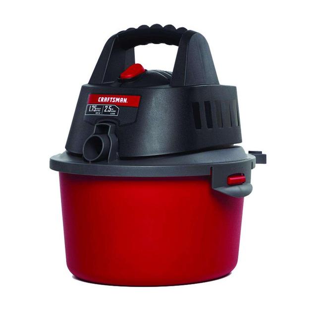 CRAFTSMAN 2.5 gal Corded Wet/Dry Vacuum 3 amps 120 V 1.75 HP