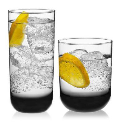 Libbey® Polaris Smoke 16-Piece Glass Set
