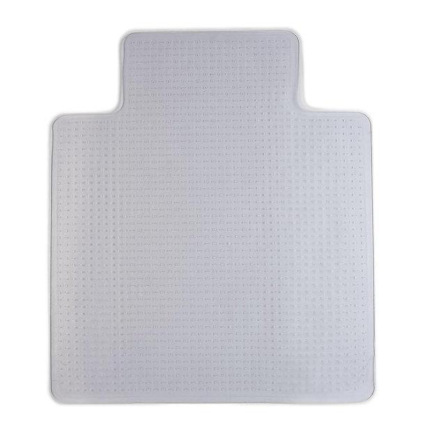 Staples Carpet Chair Mat with Lip, 45" x 53'', High-Pile, Clear (20362-CC)