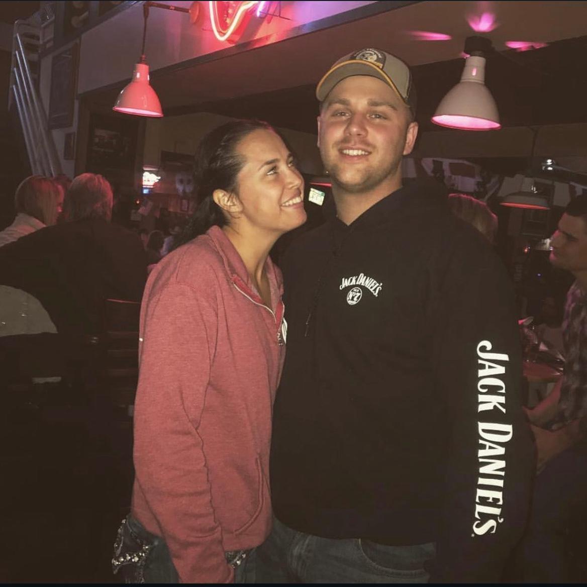 Our first photo back in December of 2018