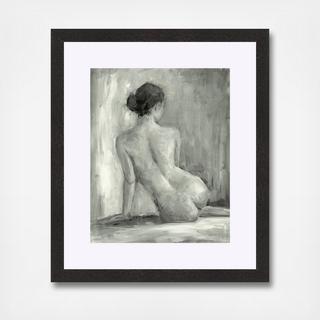 Figure in Black and White I Framed Wall Art
