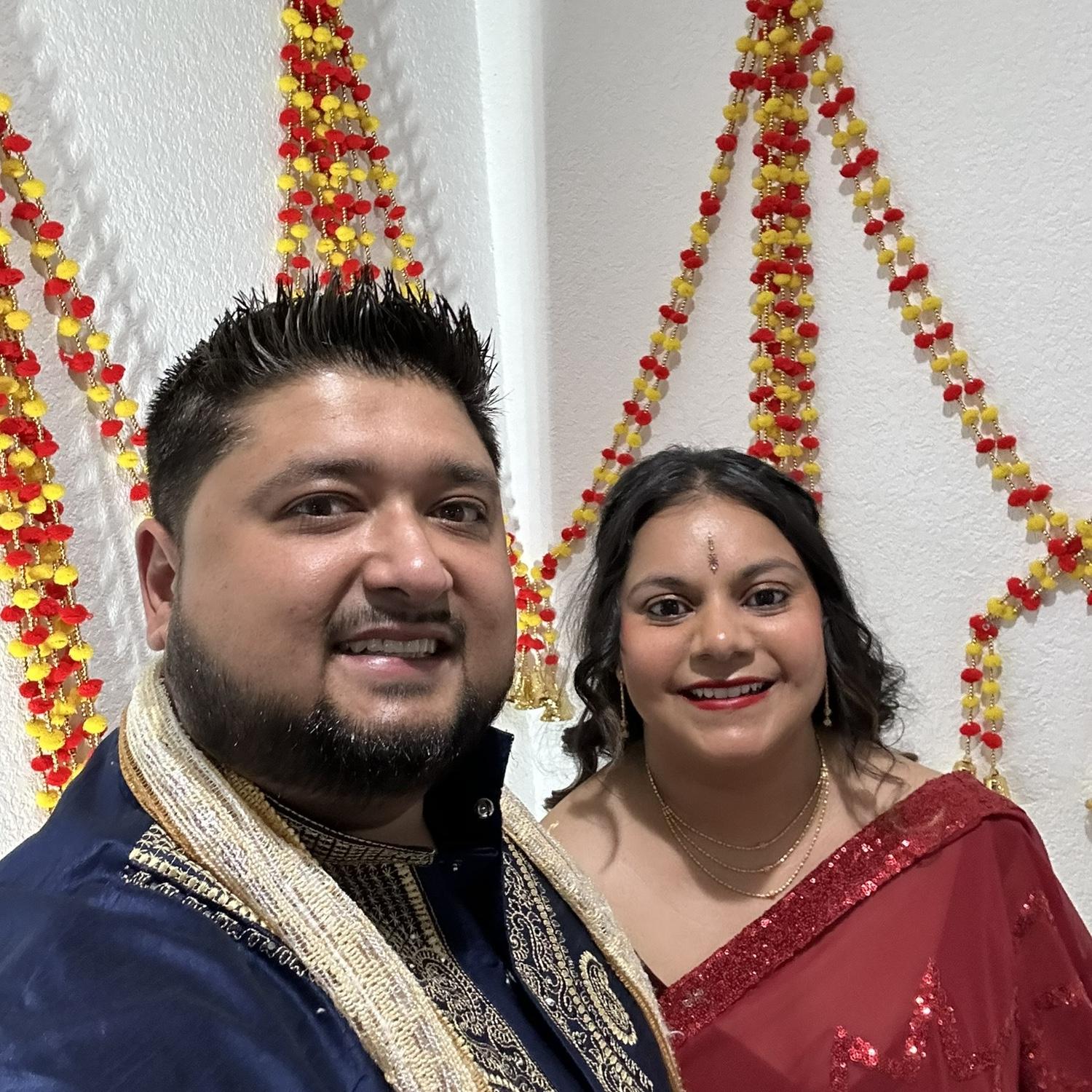 Celebrating Punam’s parents 40th anniversary!