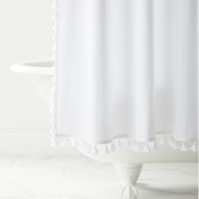 French Tassel Shower Curtain