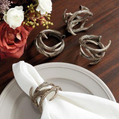 Antler Napkin Ring - Set of 4