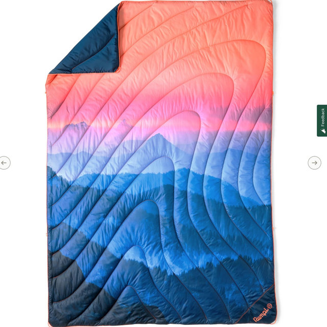 Rumpl Original Puffy Blanket | REI Co-op | Color - Alpine Glow
