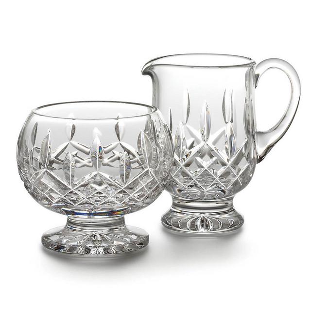 Waterford Lismore 2-Piece Footed Creamer & Sugar Set
