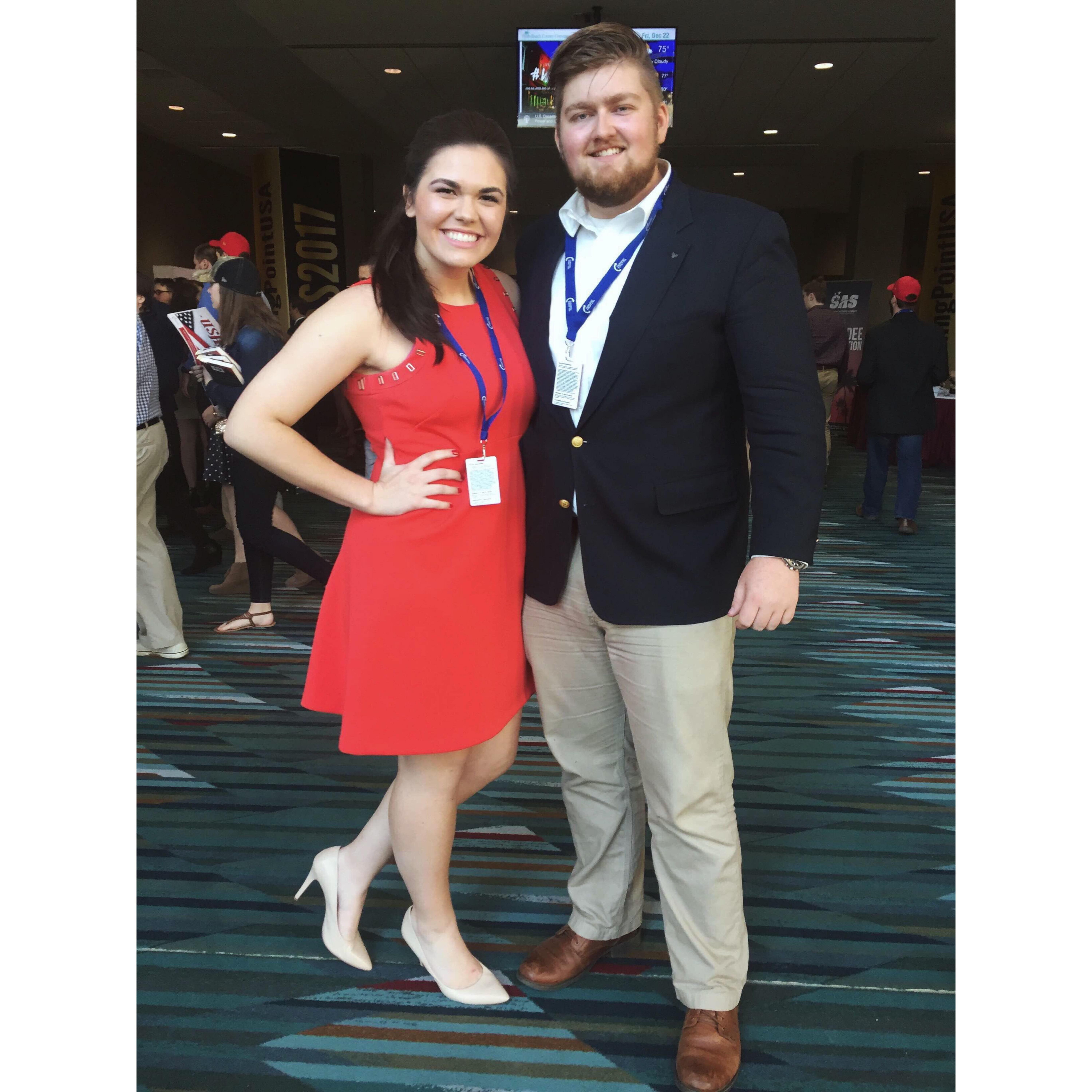 December 2017-West Palm Beach, Florida at a Turning Point USA conference.