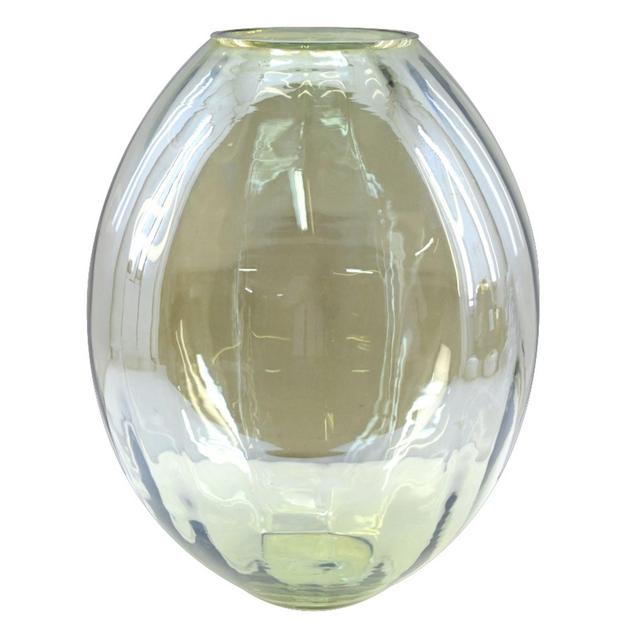 Everhome™ 12-Inch Oval-Shaped Decorative Vase in Green