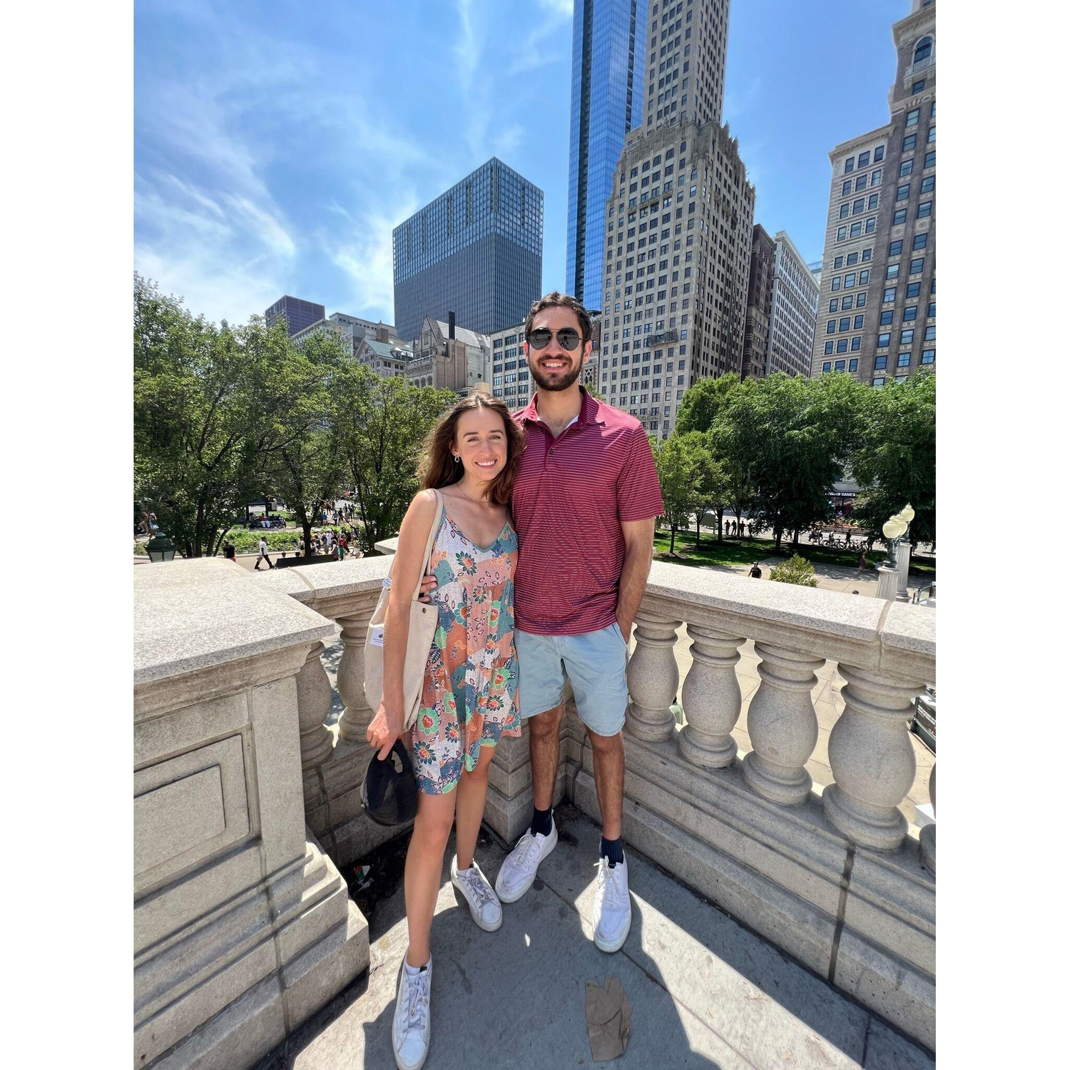 July 3, 2023. Chicago on our roadtrip!