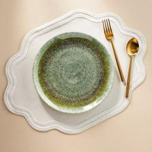Madeline Embroidered Cotton Placemat - Natural