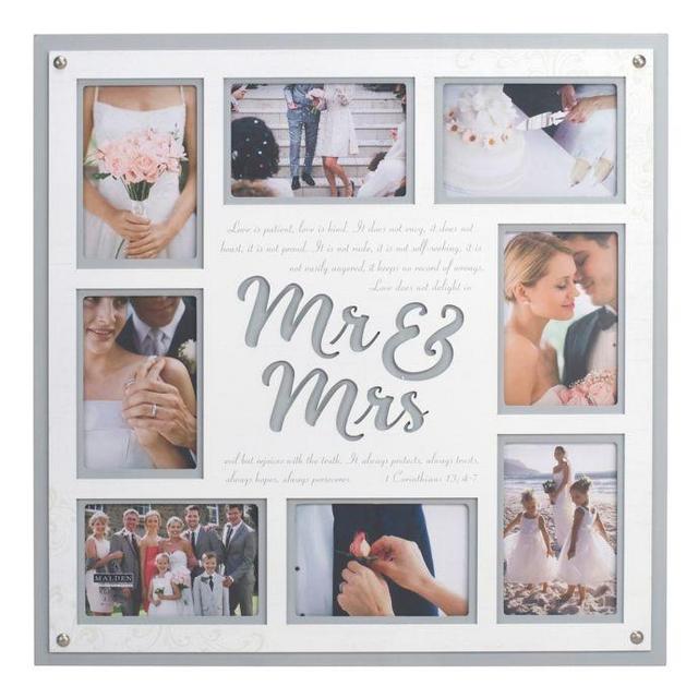 Malden® 8-Photo Mr and Mrs Collage Frame