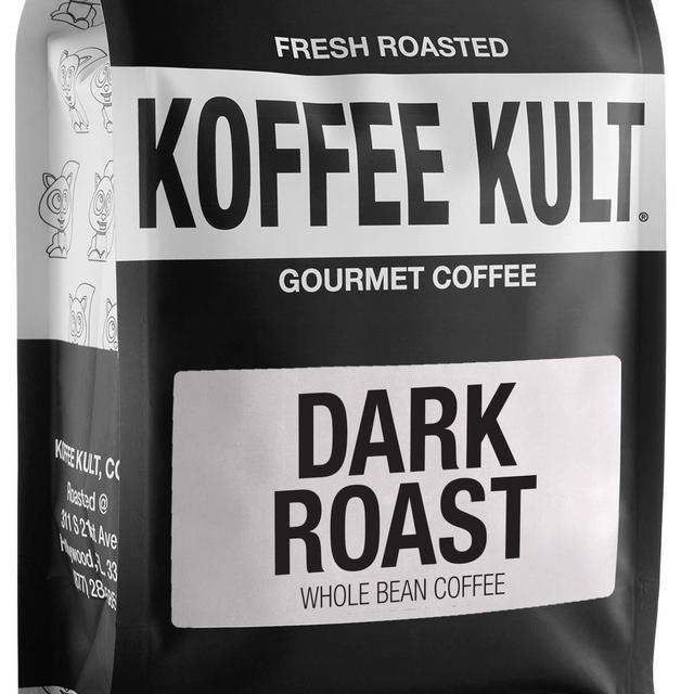 Koffee Kult Coffee Beans Dark Roasted (12oz)