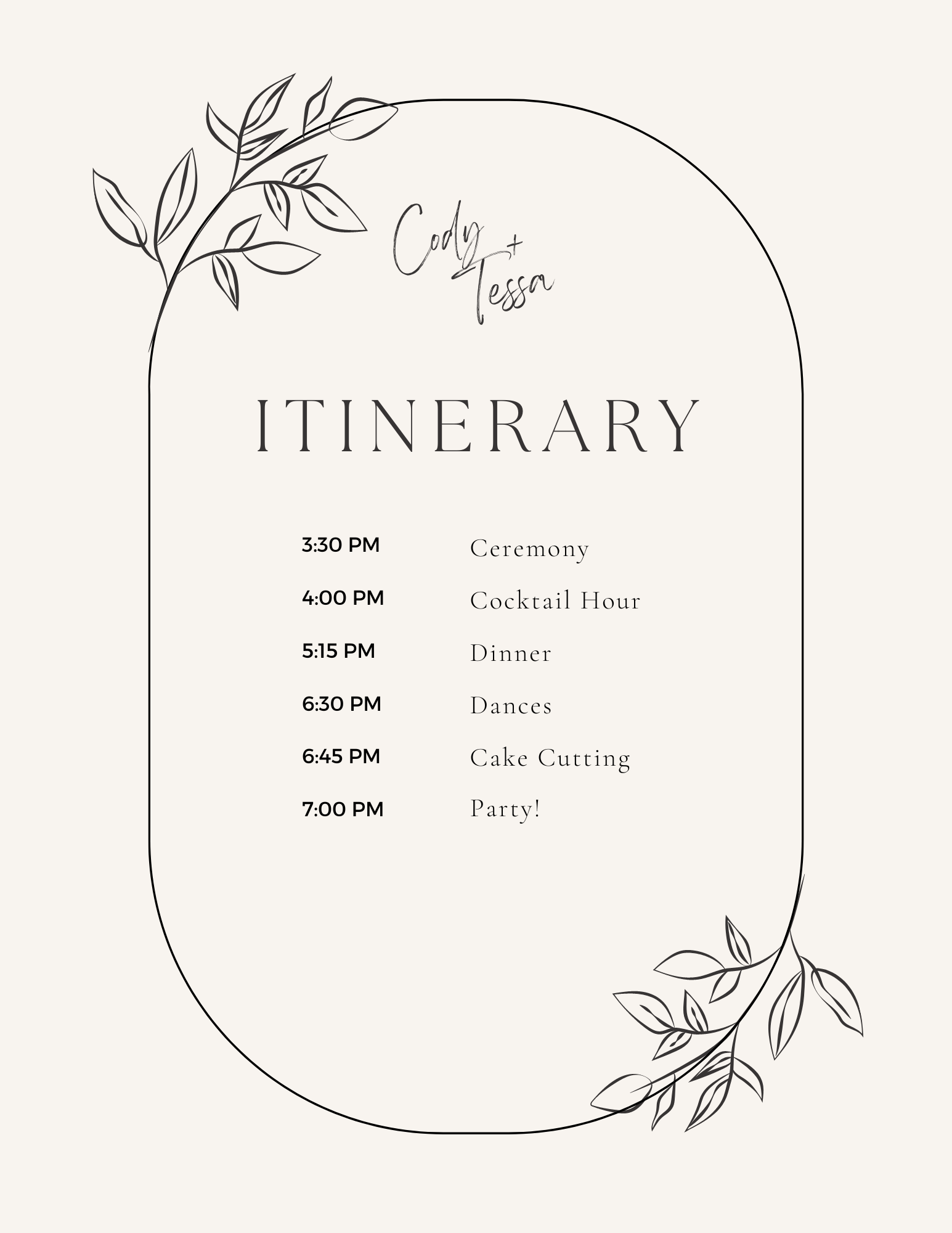 The Wedding Website of Tessa Greenough and Cody Farrell