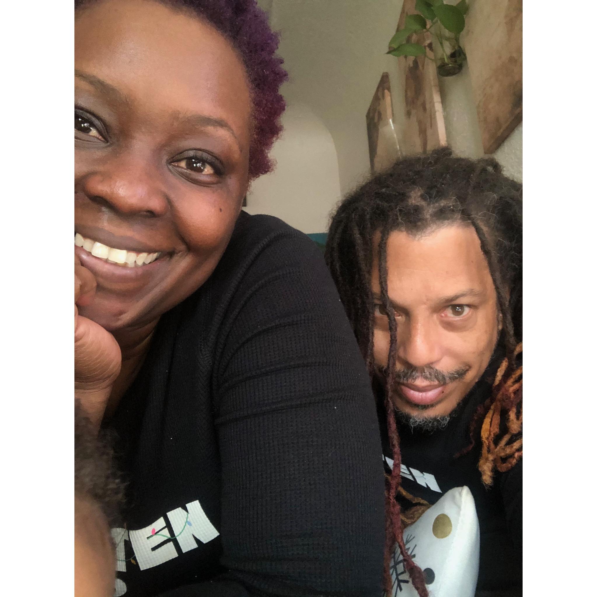 Goofy times on the couch!
