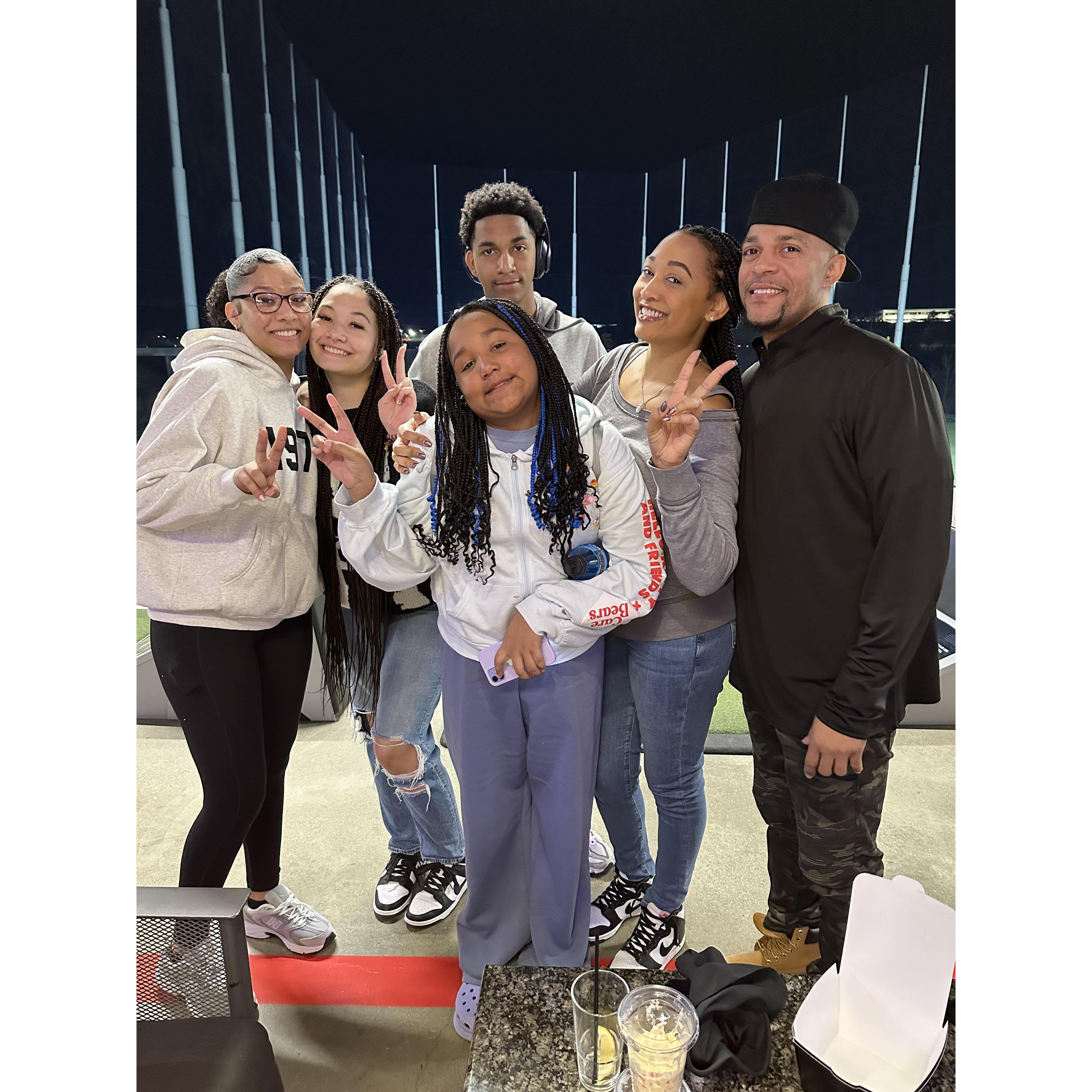 Family night at Topgolf Auburn Hills