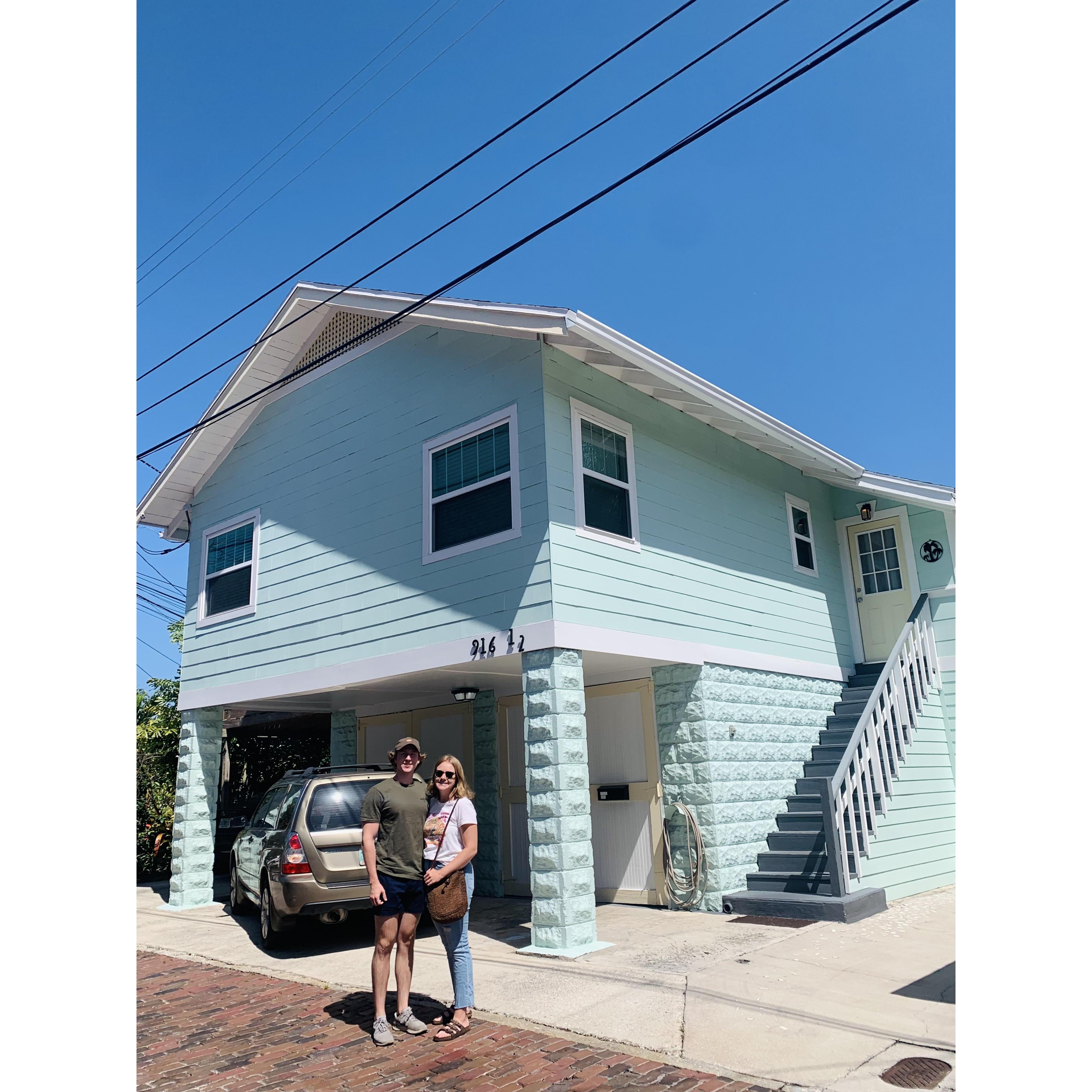 Andrew and Liza moved to St. Pete together in 2022!