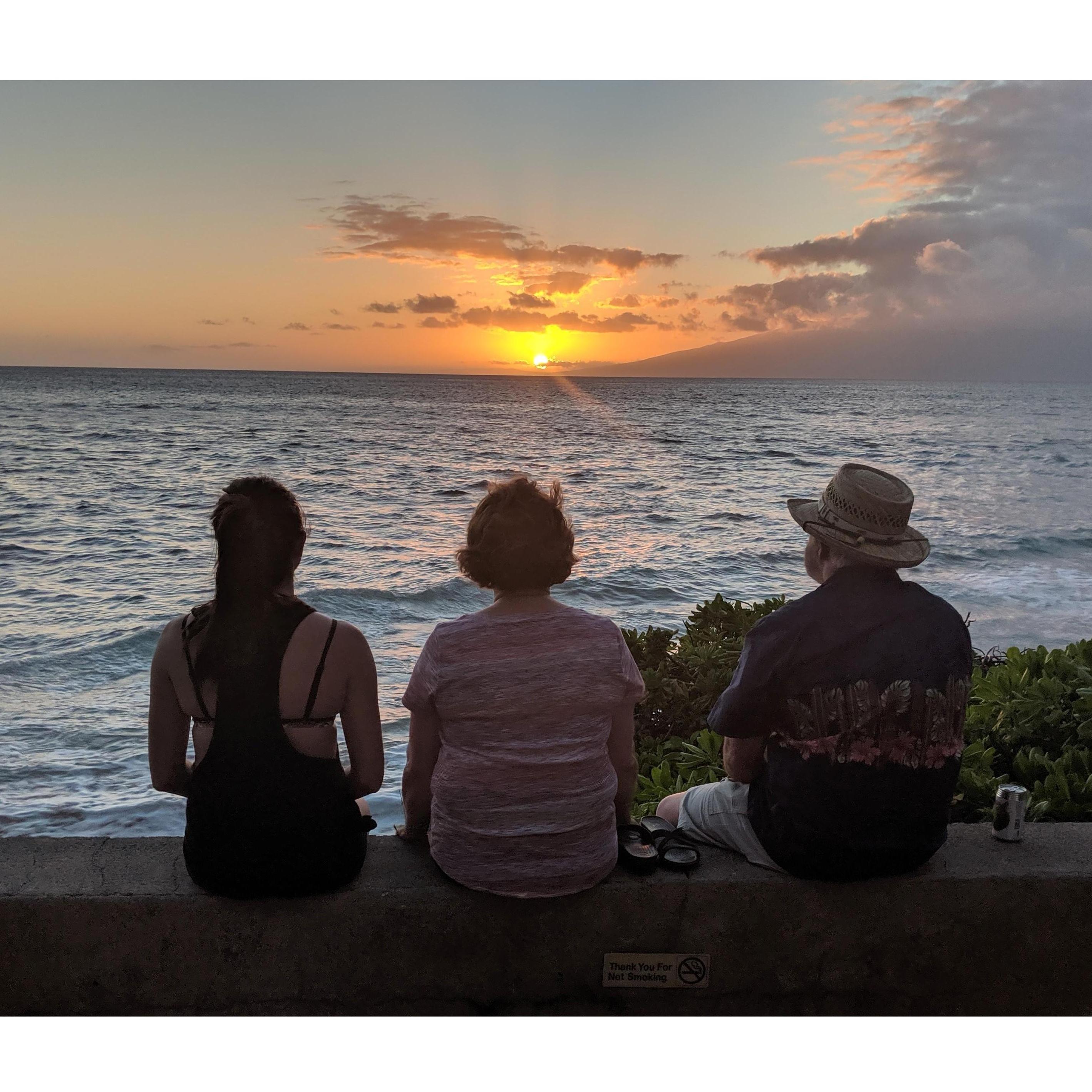 Can't beat the sunset in Maui.