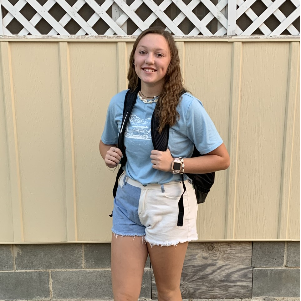 Kendal's first day of School, Aug 2020