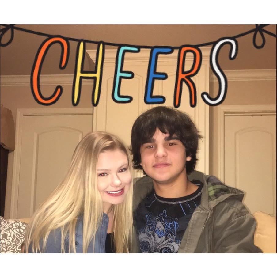 New Year's Eve at Anna Claire's parent's in 2017