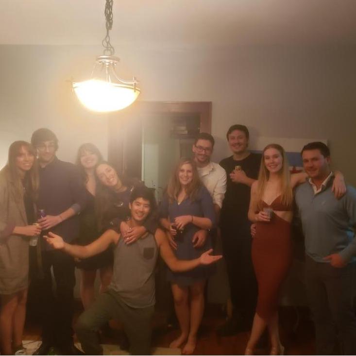 We love hosting friends for game nights and to celebrate special occasions. This was us celebrating Derek's 30th birthday!