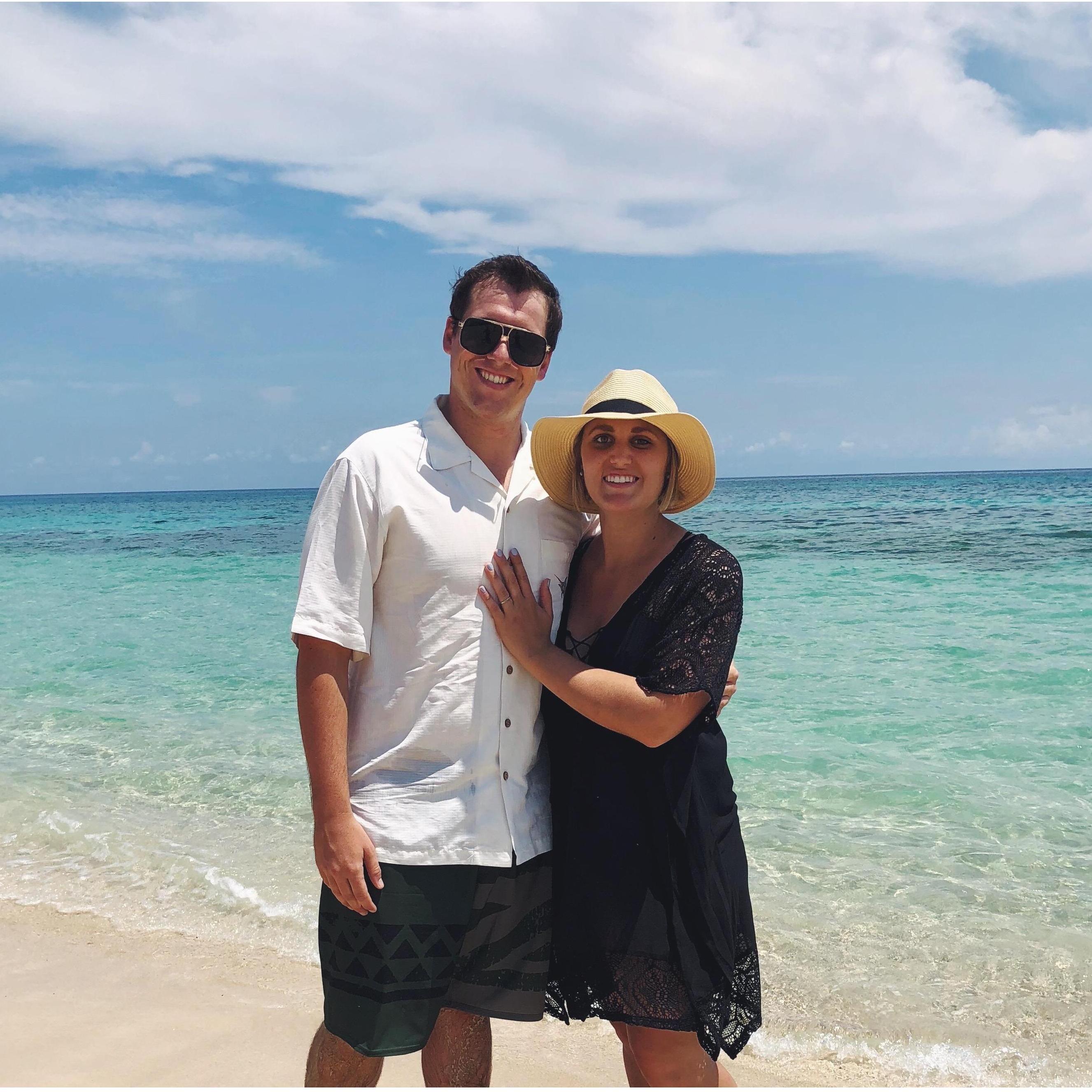 The Proposal! Santa Maria del Mar Beach outside of Havana, Cuba