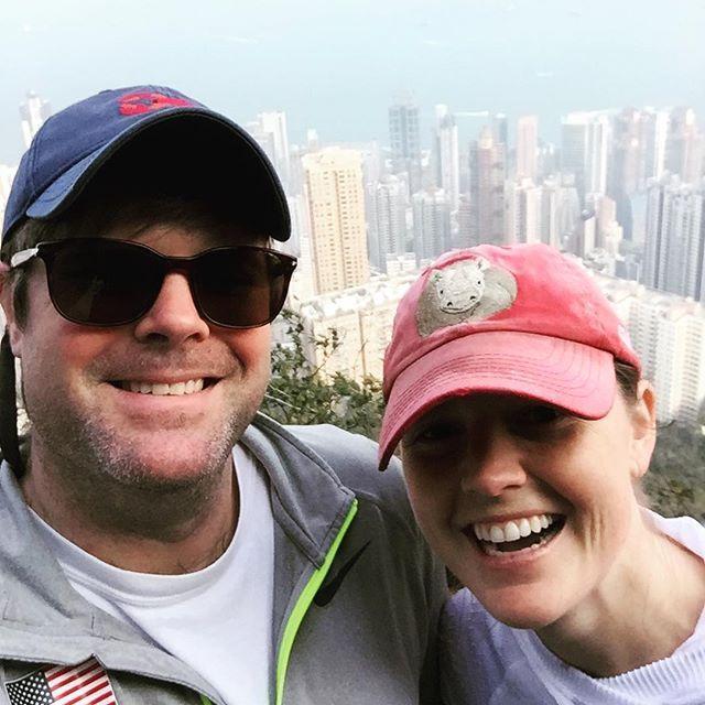 The view from Victoria Peak in Hong Kong