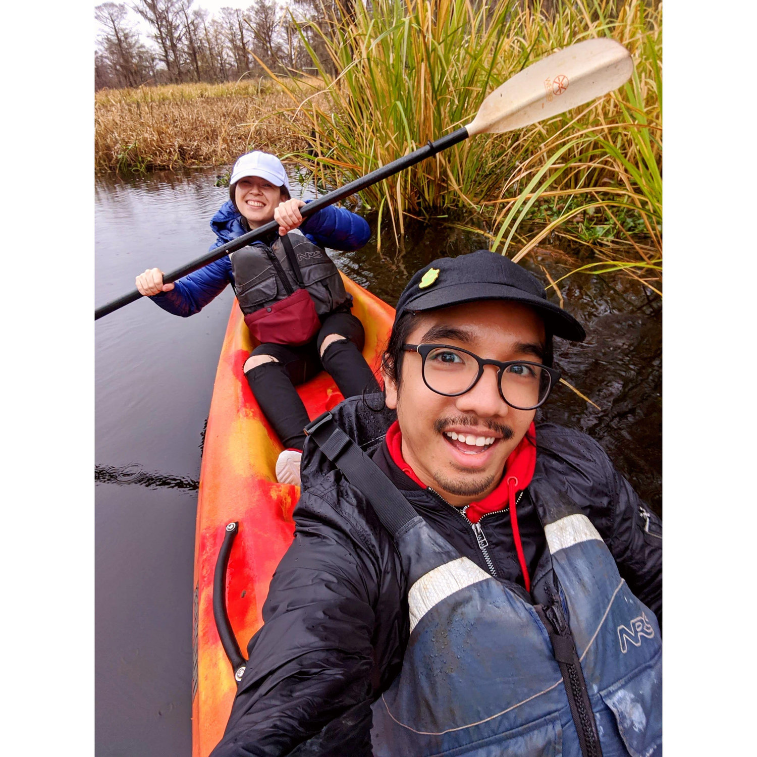 Kayaking in New Orleans, celebrating the New Year (January 2020)