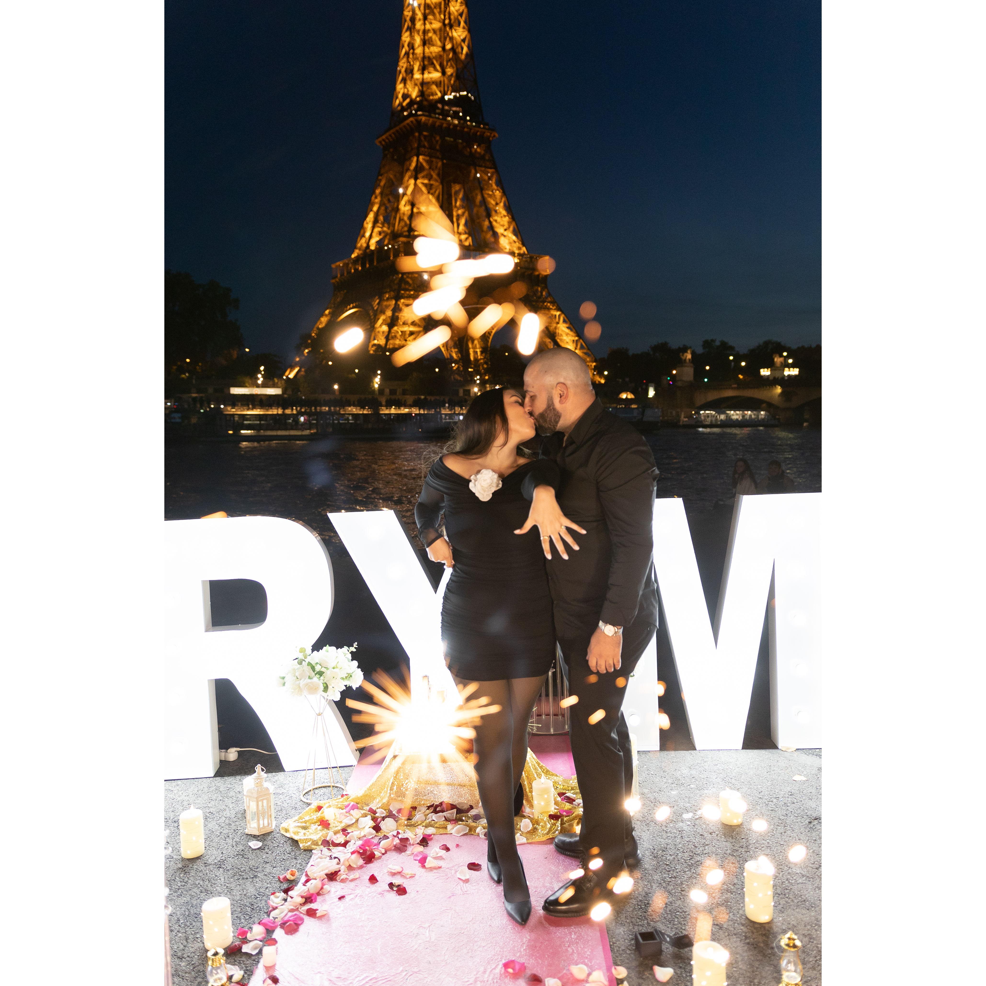 When we got engaged , November 2023.