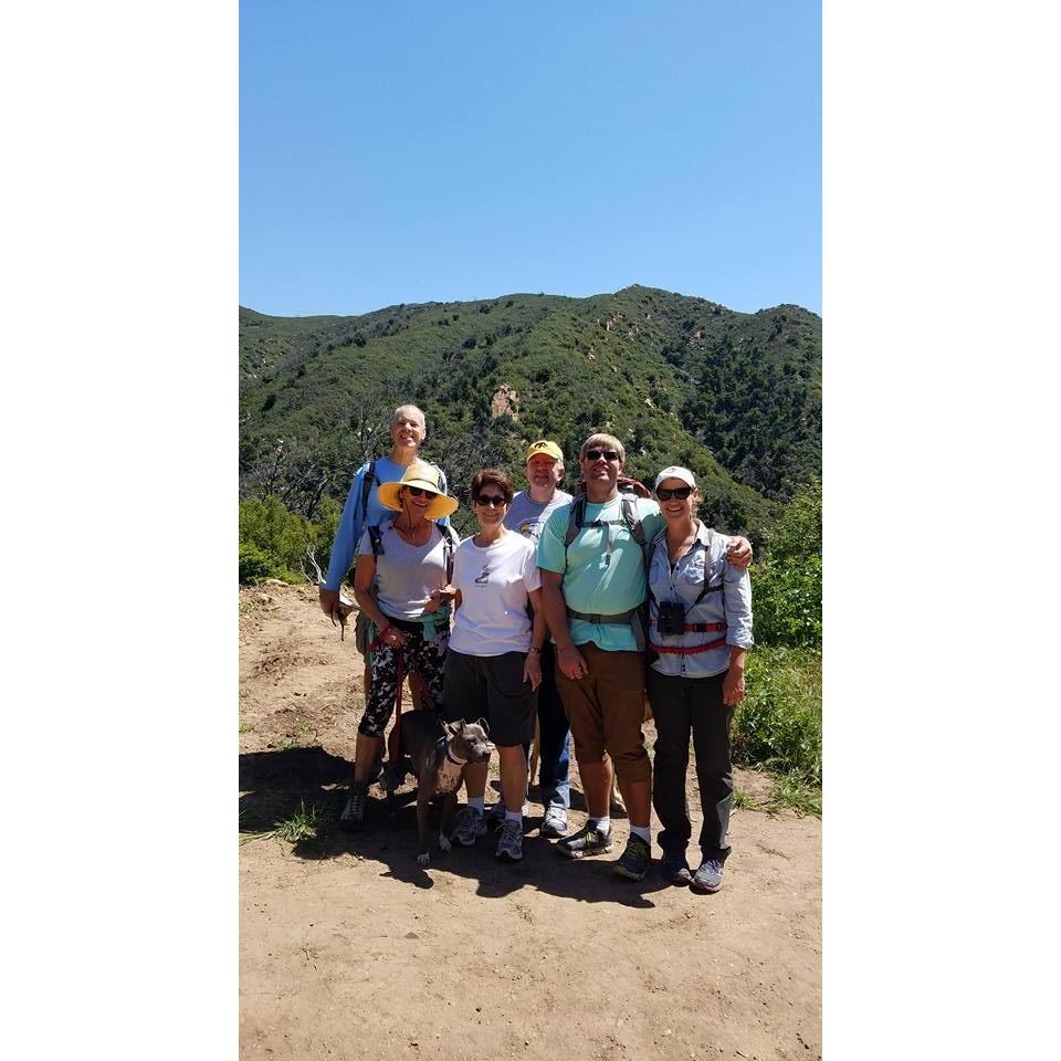 First time Hoffmans and Craigheads met in Santa Barbara, California