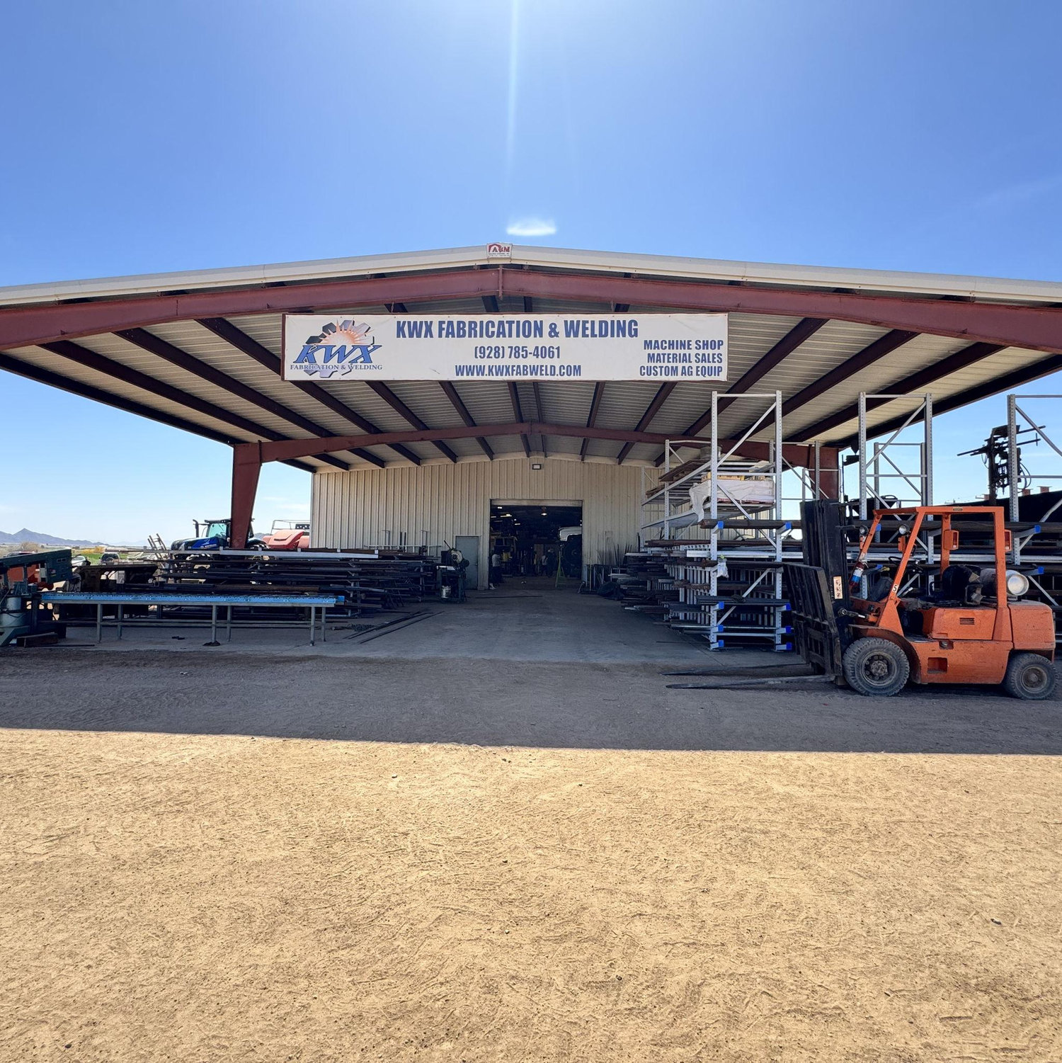 Kyle purchased a 30yr old welding shop/business in Roll, AZ and KWX Fabrication & Welding was born in 2024! We have overcome many obstacles but have been SO blessed along the way.