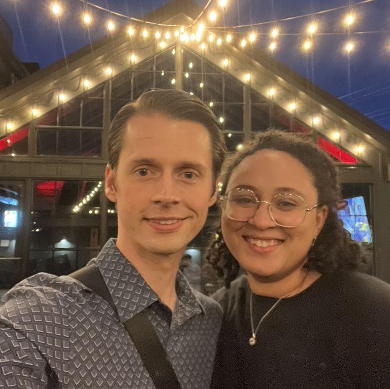 Checking out our venue!
