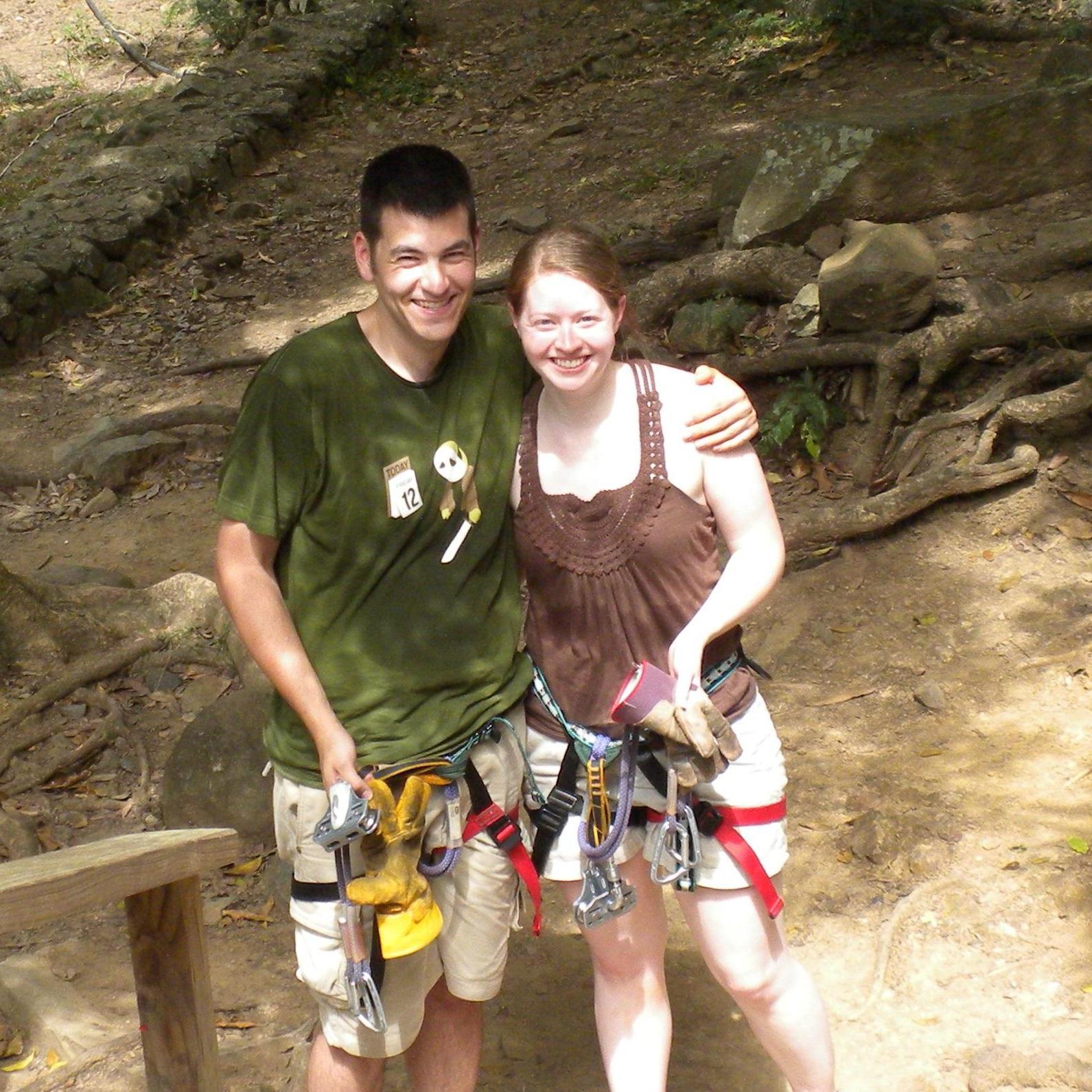 St. Maarten ziplining in 2010
