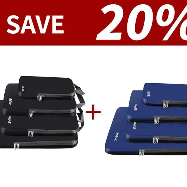 BAGAIL 8 Set Compression Packing Cubes