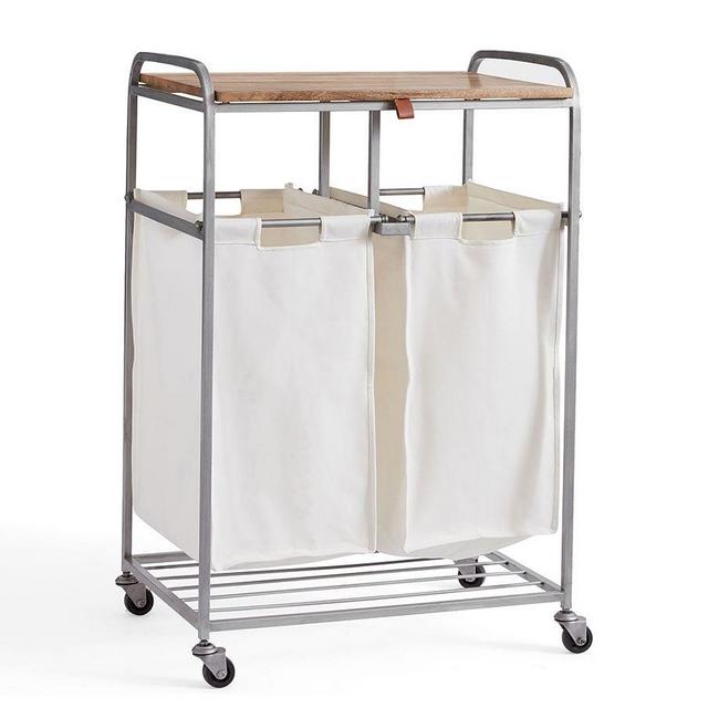 Galvanized Rolling Cart