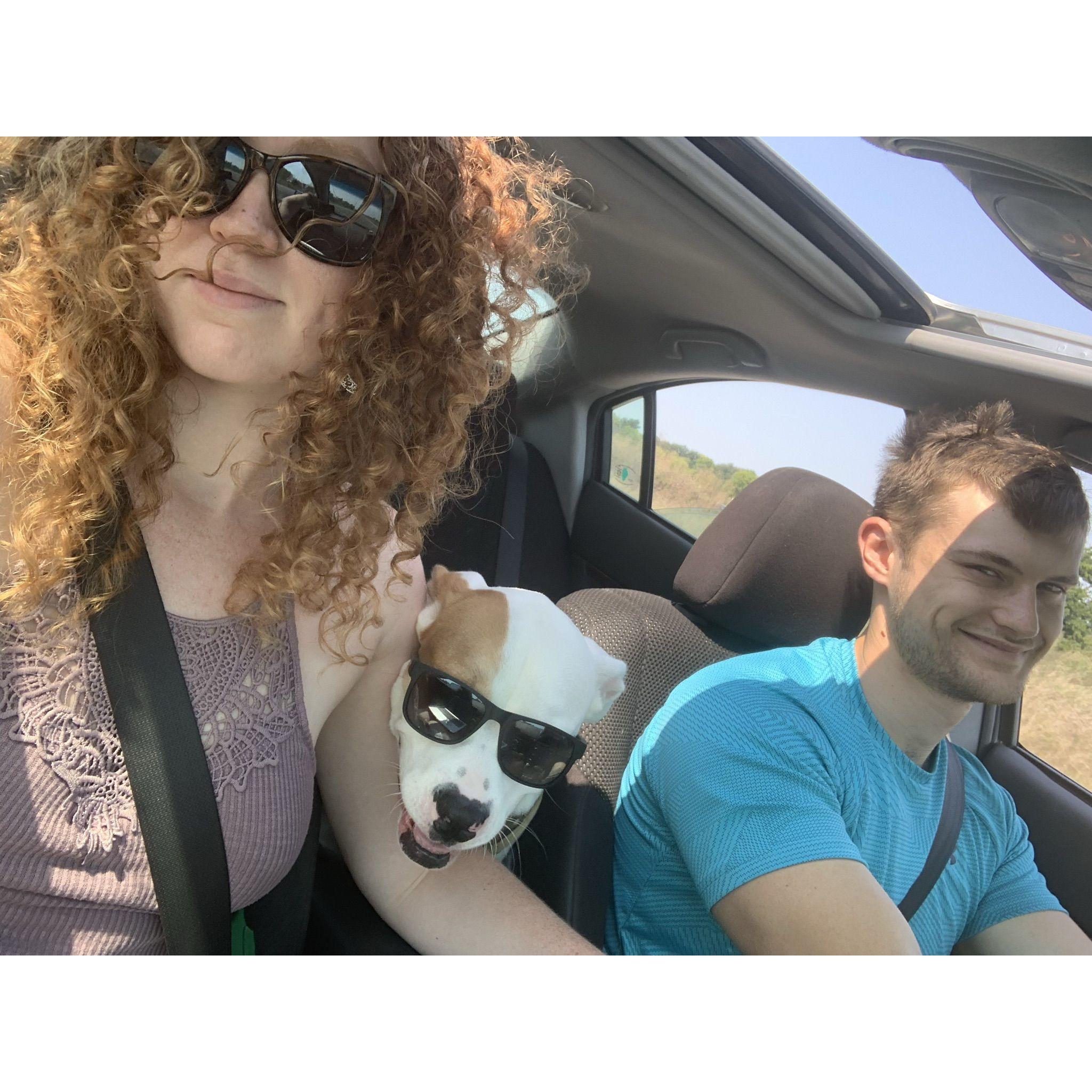 Road trip with Lilly!