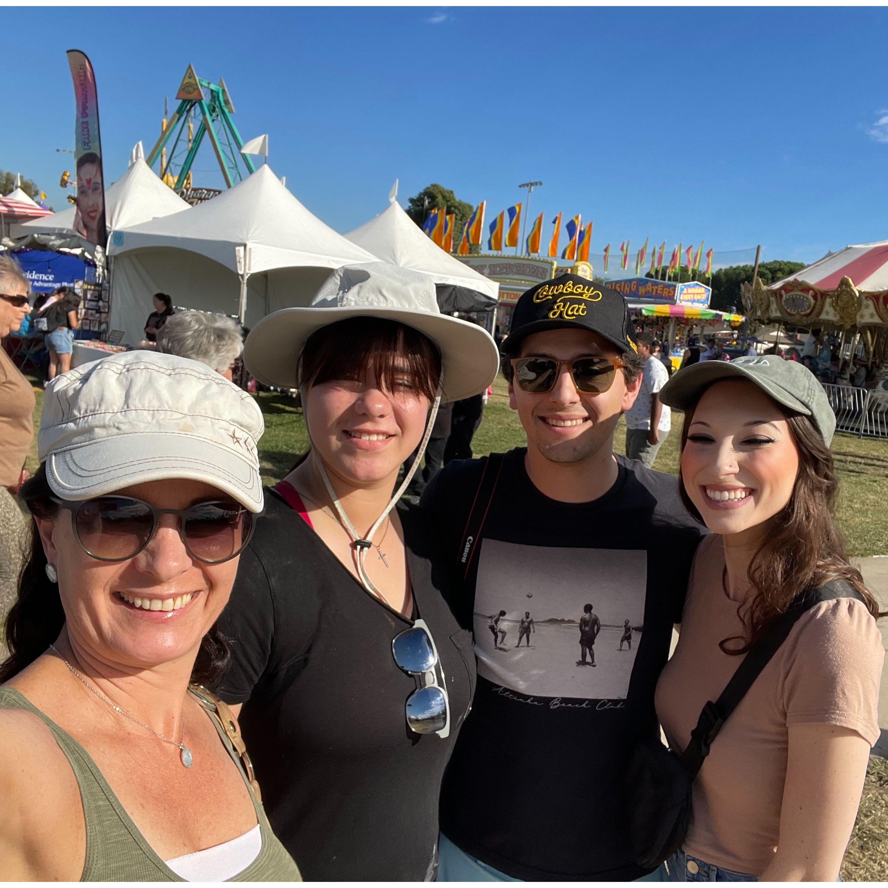 Fair fun with Lilian and Giselle