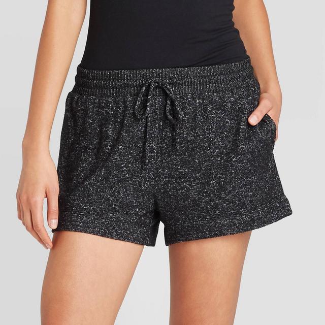 Women's Perfectly Cozy Lounge Pajama Shorts - Stars Above™ Charcoal L