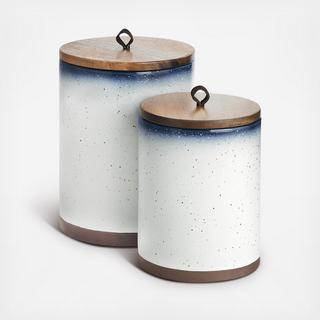 Lucky Brand - Dip-Dye 2-Piece Canister Set
