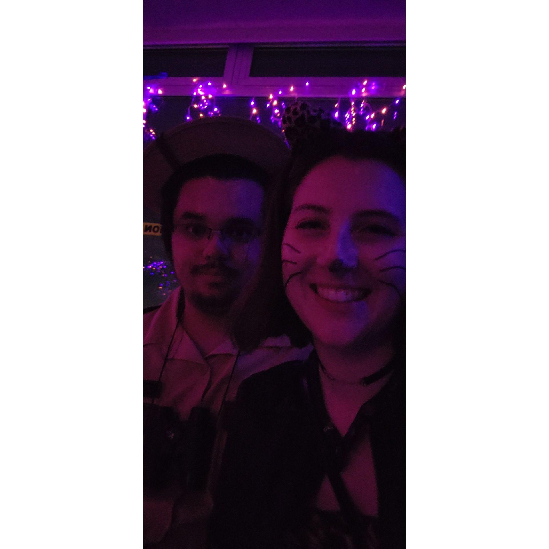 Dressing up for Halloween