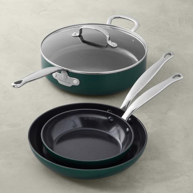 GreenPan™ Revolution Ceramic Nonstick 4-Piece Set, Riviera