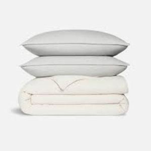 Heathered Cashmere Duvet Set - King/Cali King - Cream