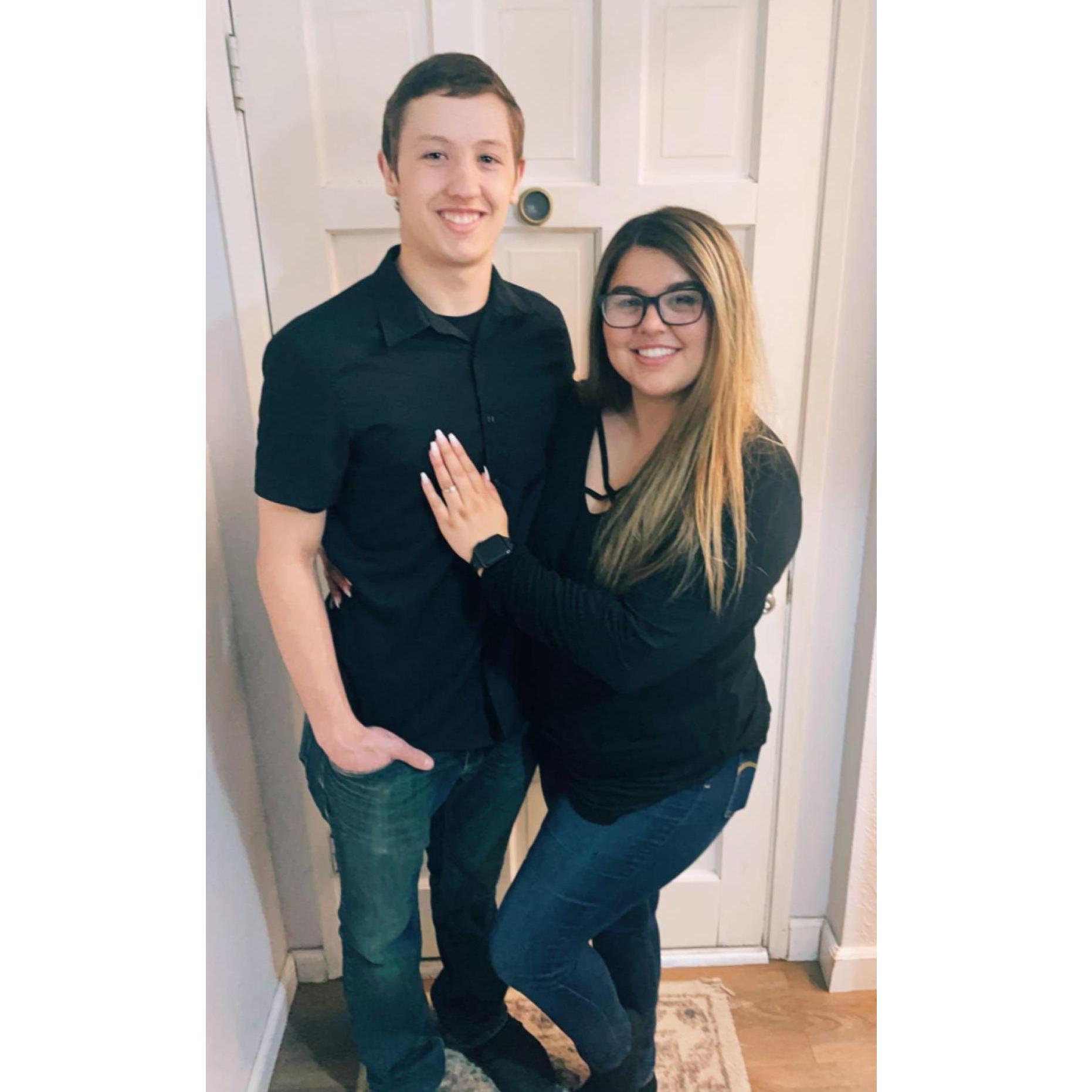 The day that Drew proposed!
April 3rd, 2021