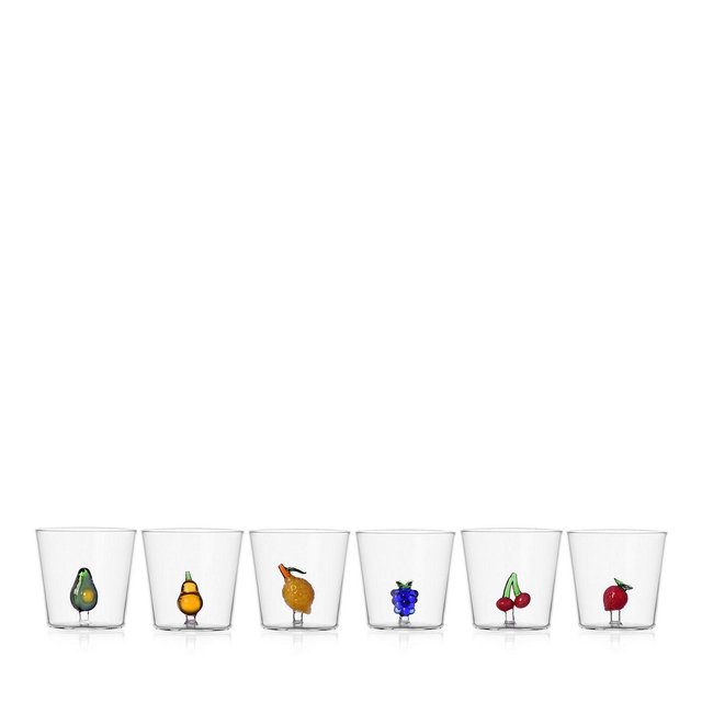 Ichendorf Fruits & Flowers Assorted Glasses, Set of 6